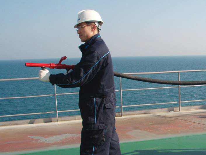 DCP pistol use on deck