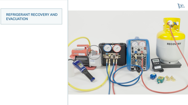 Unitor refrigerant recovery