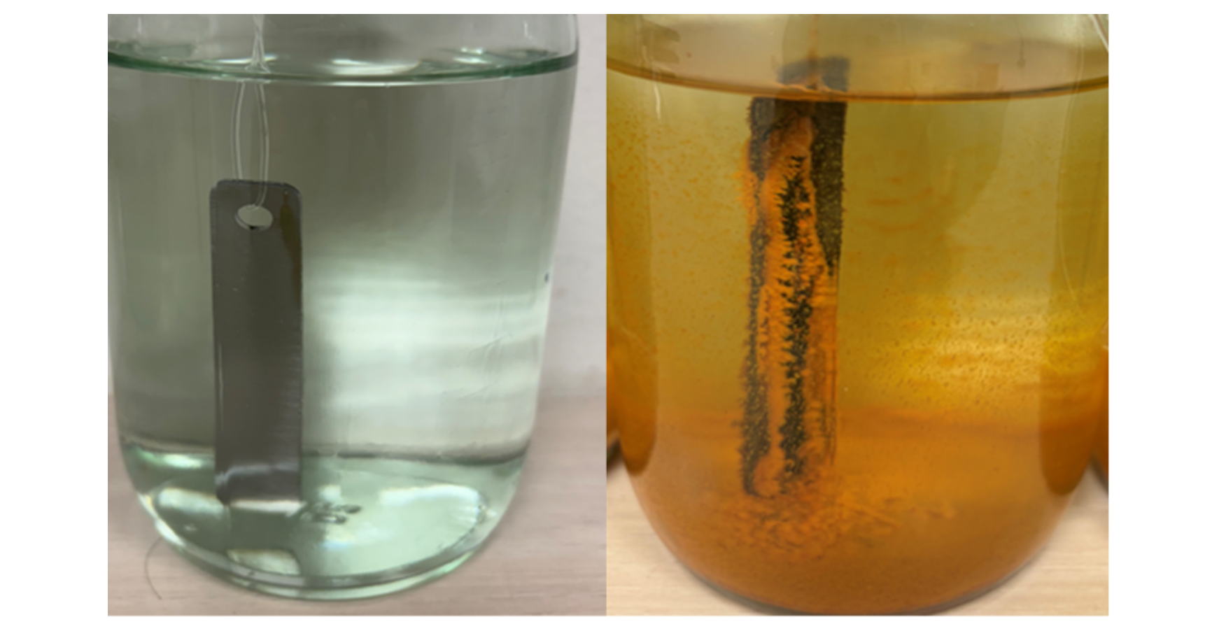Compare dirty-clean water