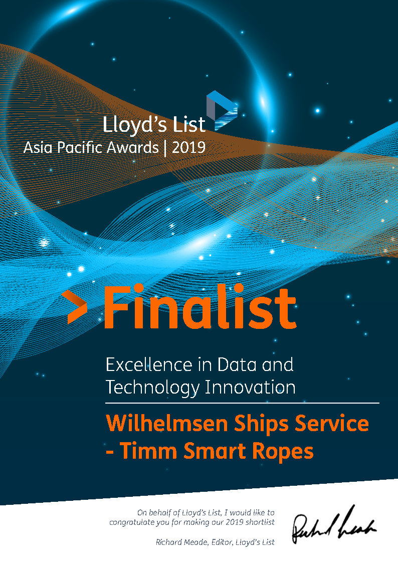 Lloyds list Asia Pacific Awards 2019
