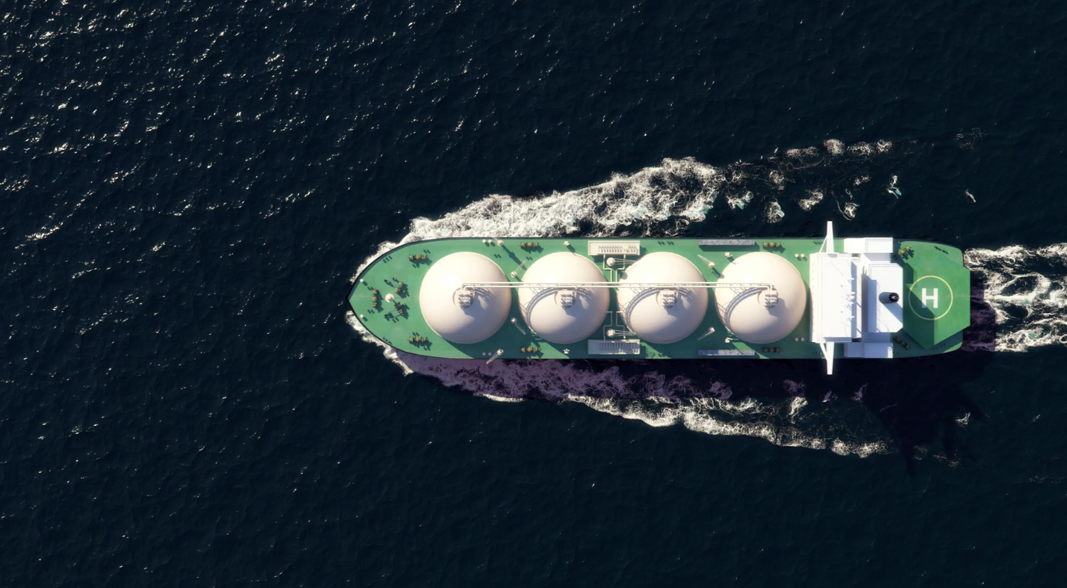 Aerial gas vessel view Aerial gas vessel view