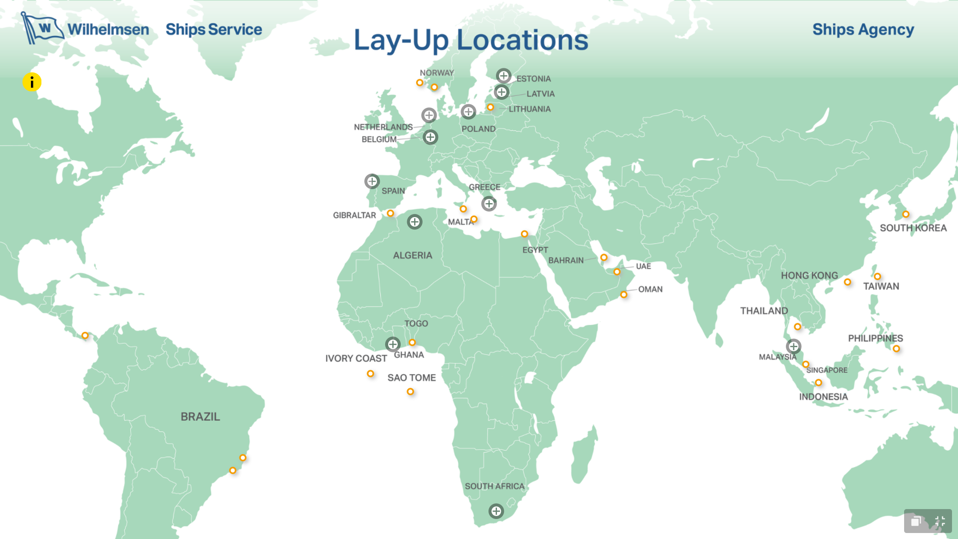 Layup Locations