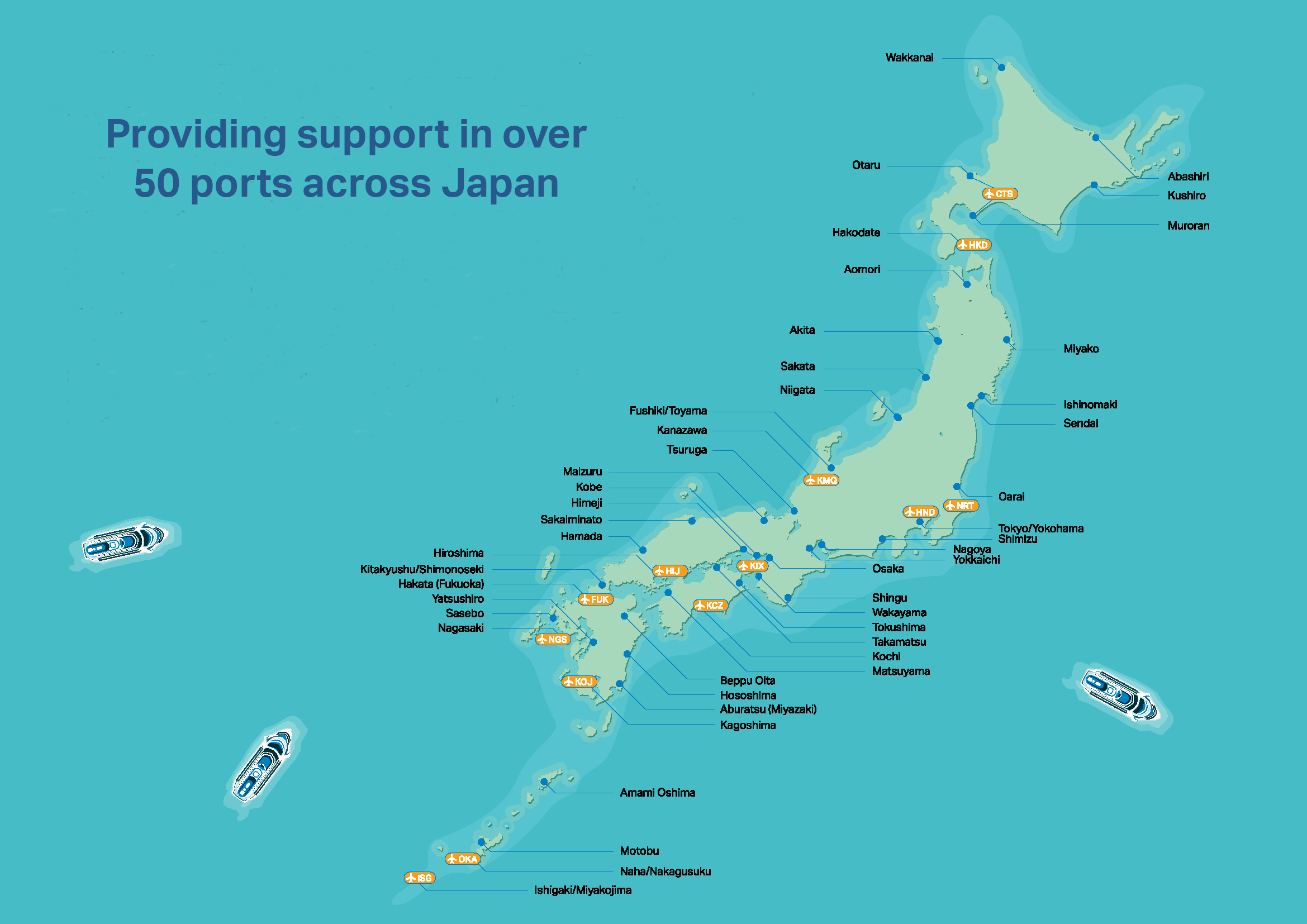 japan port map 2