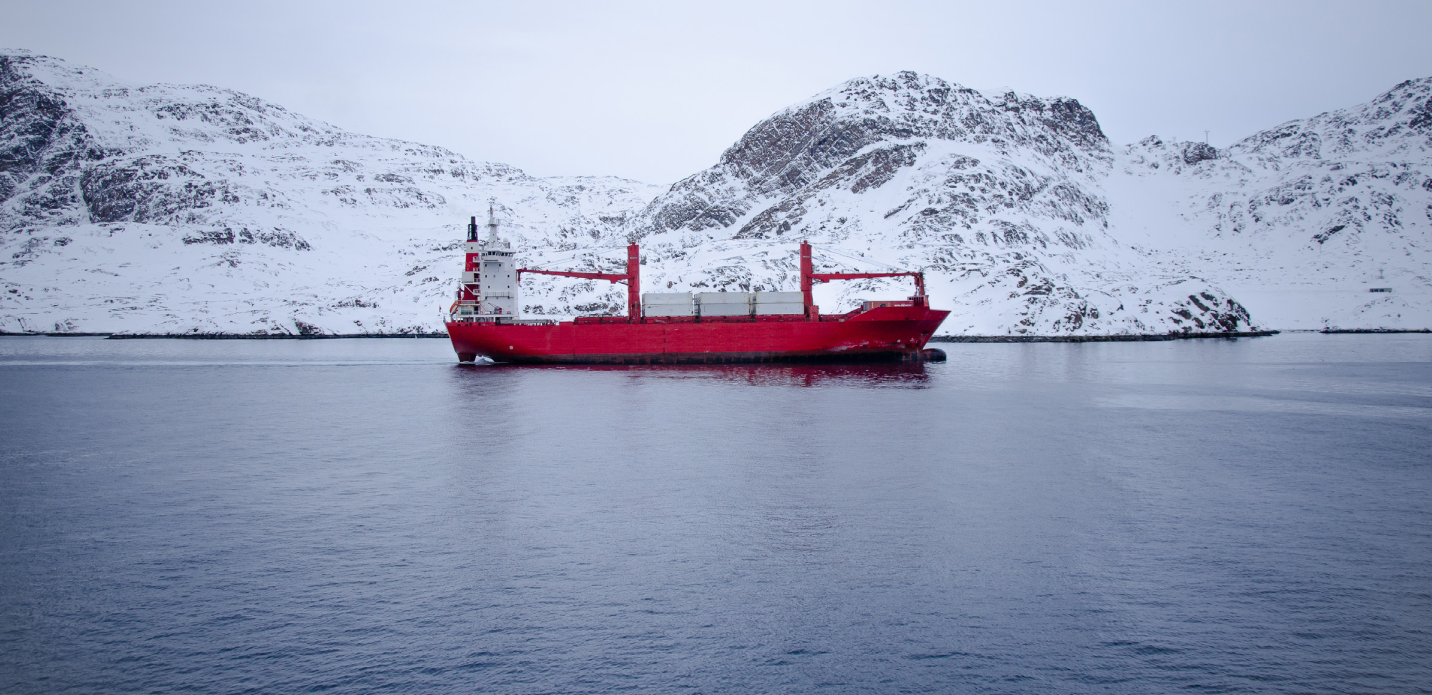 ship in cold weather
