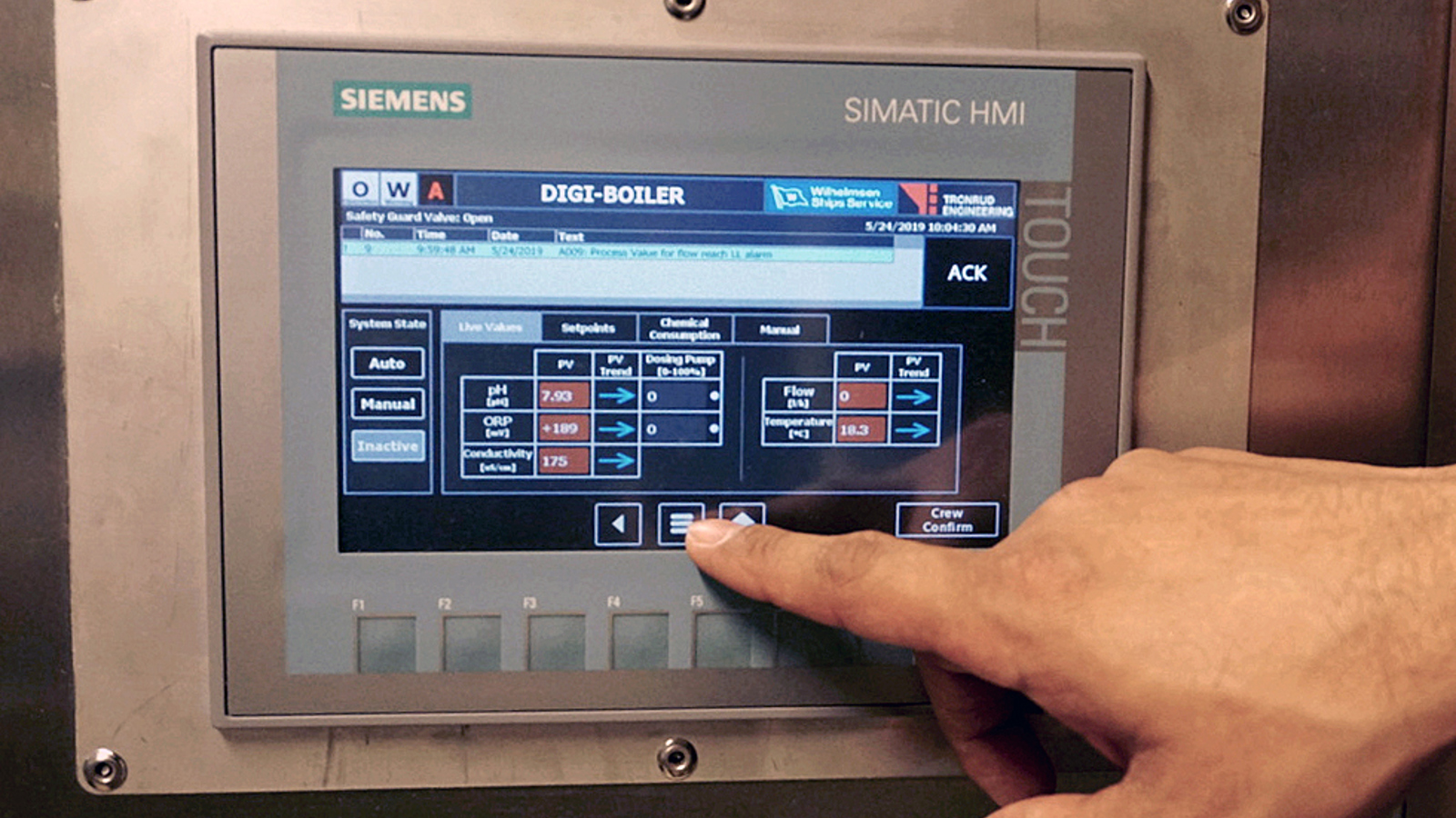 Wilhelmsen’s automated boiler water maintenance solution Digi Boiler