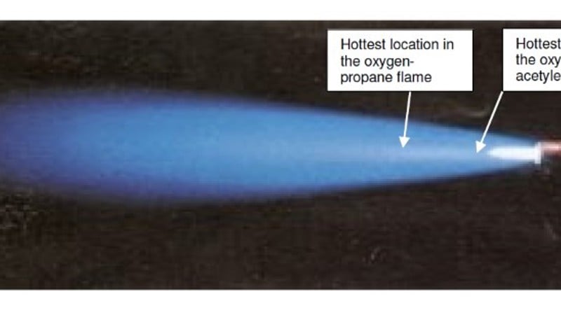 Acetylene verses Propane 1